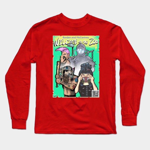 Welcome To the Zoo (promo design) Long Sleeve T-Shirt by Popoffthepage